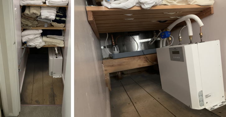 Hydrobox Unit in hot water cupboard